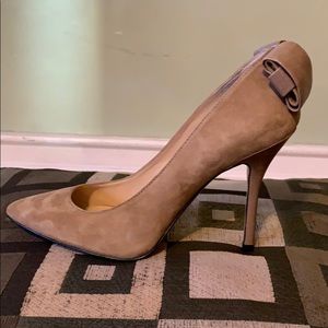 Enzo Angiolini tan suede/leather shoes